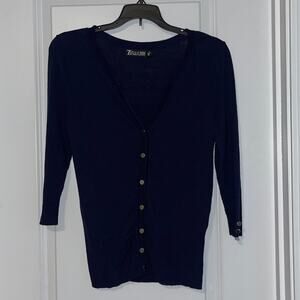 ⚡️ 3 for $20 ⚡️ New York & Company 7th Avenue Midnight Blue Cardigan